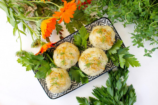 Potato dumplings with meat