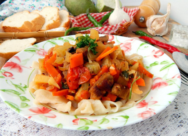 Lagman with radish