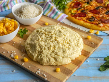 Gluten-free pizza dough