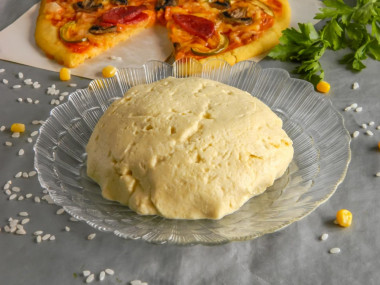 Gluten-free pizza dough