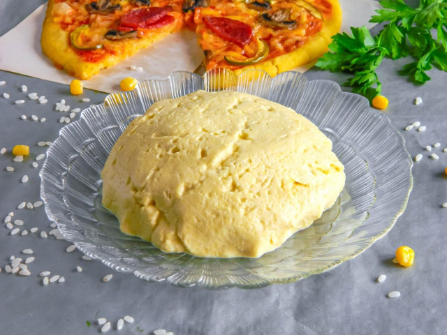 Gluten-free pizza dough