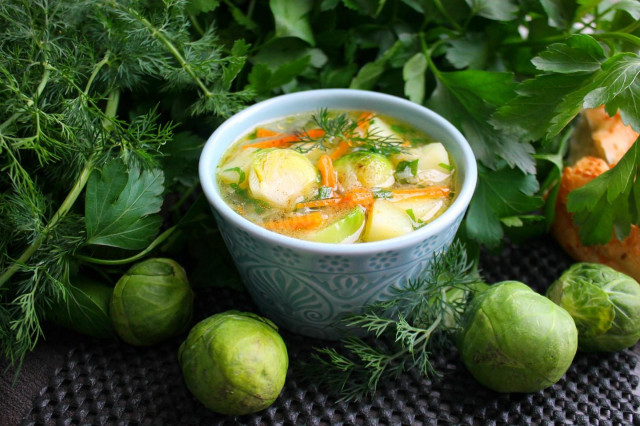 Brussels sprouts soup