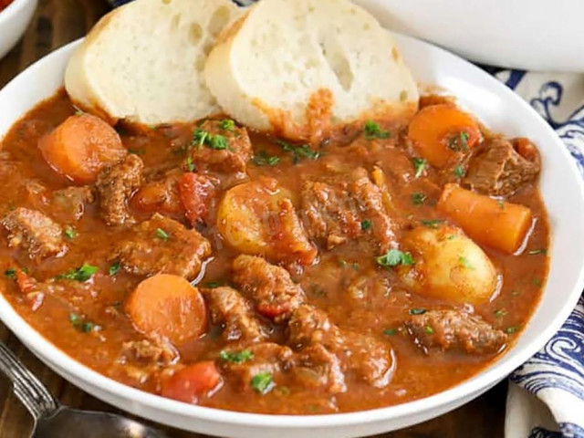 Classic goulash pork