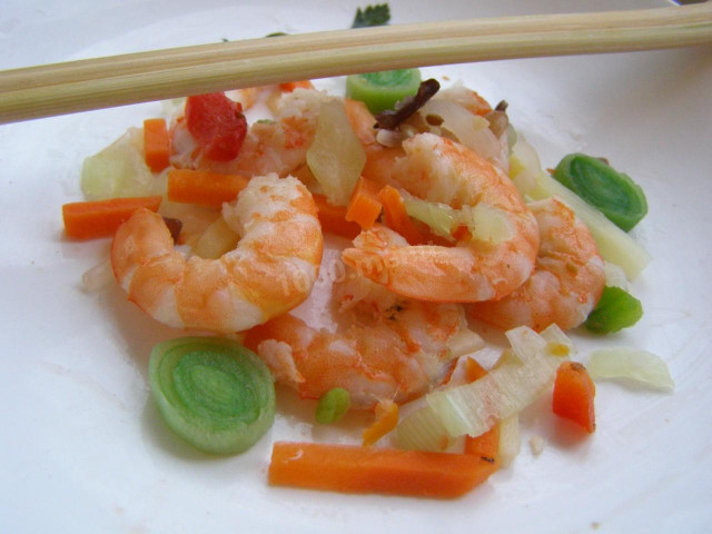 Shrimp in a slow cooker