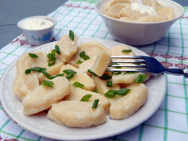 Cottage cheese dumplings