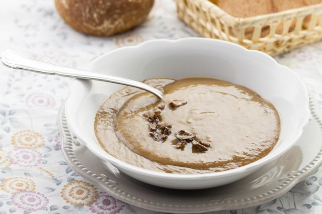 Dried mushroom soup