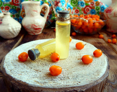 Sea buckthorn oil at home