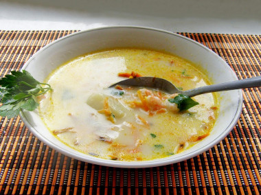 Creamy shrimp soup