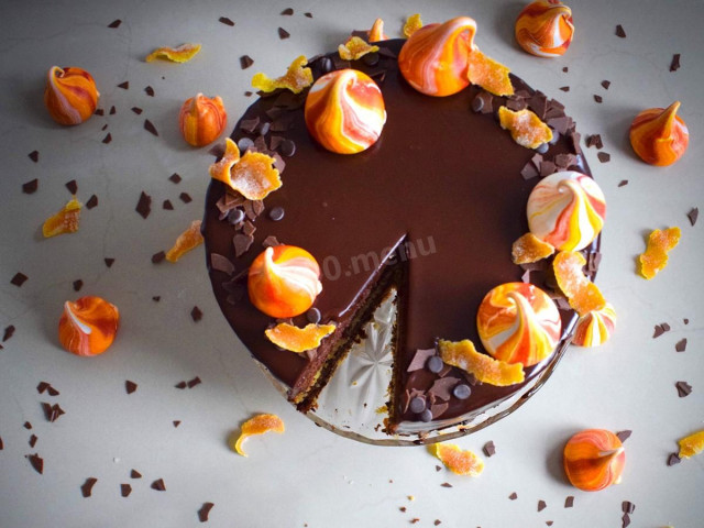 Orange chocolate cake