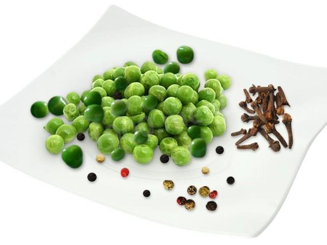 Pickled green peas