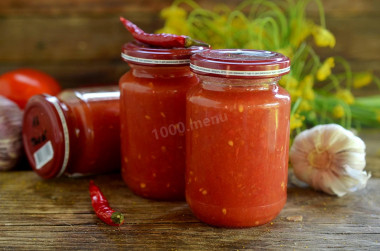 Tomatoes through a meat grinder for winter