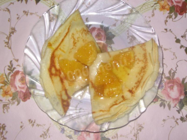 Thin French pancakes