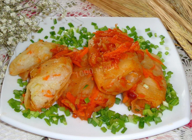 Vegetarian cabbage rolls