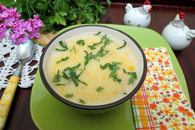 Sausage cheese soup