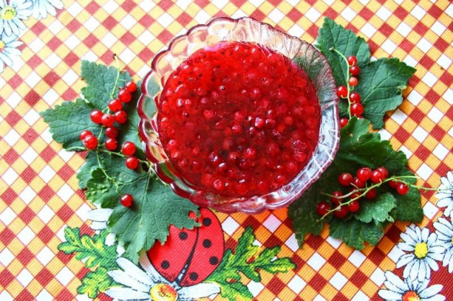 Red currant jam 5 minutes