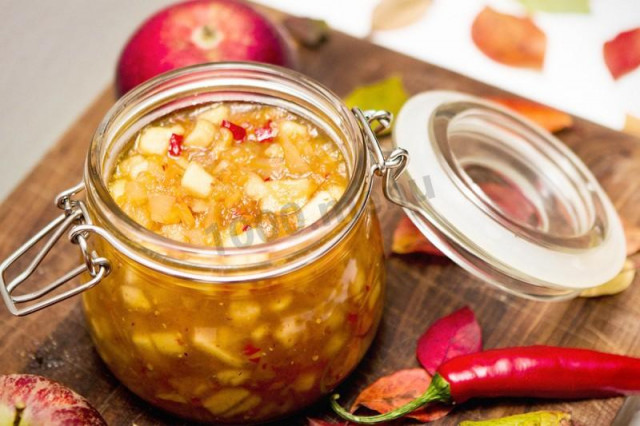 Apple chutney sauce