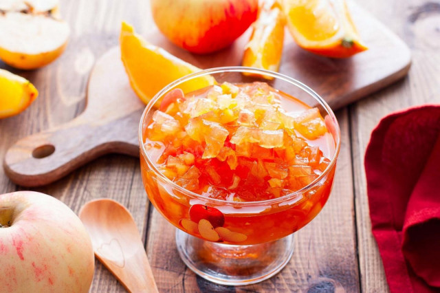 Apple and orange jam