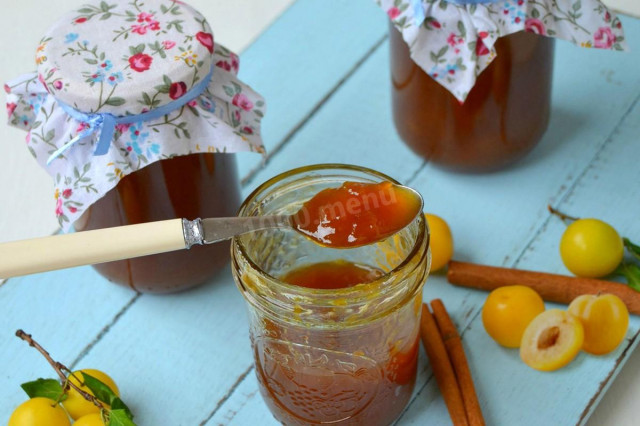 Cherry plum jam