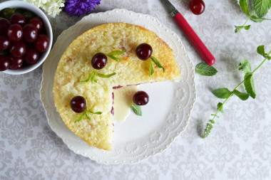 Rice casserole with cherries