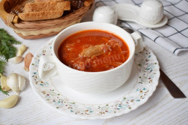 Turkey borscht