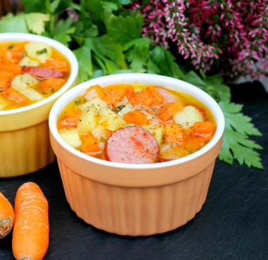 German aintopf Carrot soup