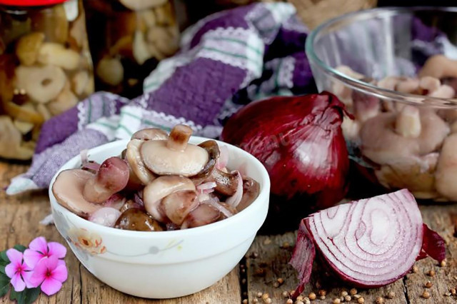 Marinated buttermilk with onions