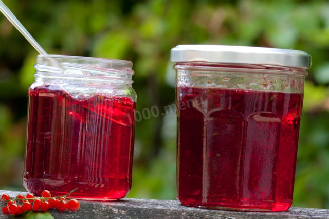 Currant jam as jelly