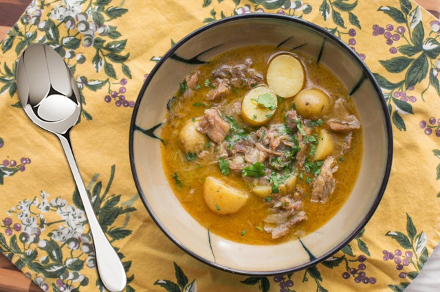 Thai curry with turtle meat