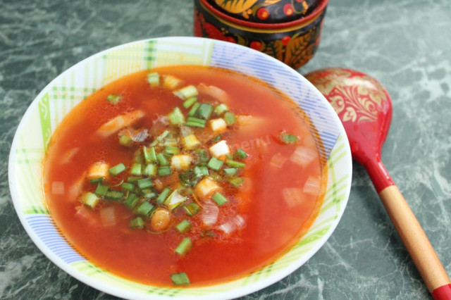 Bean soup with ham