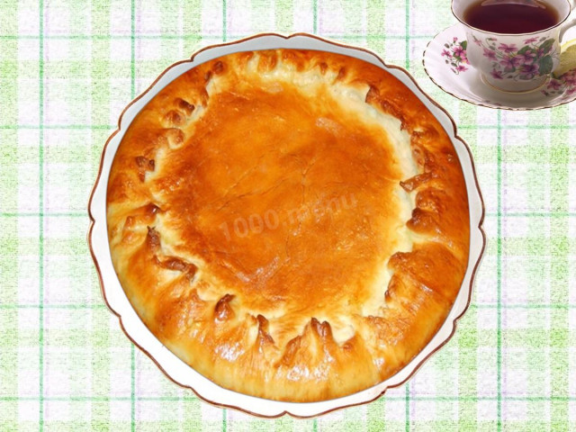 Cod roe pie