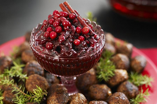 Swedish lingonberry sauce