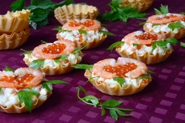 Sea joy tartlets