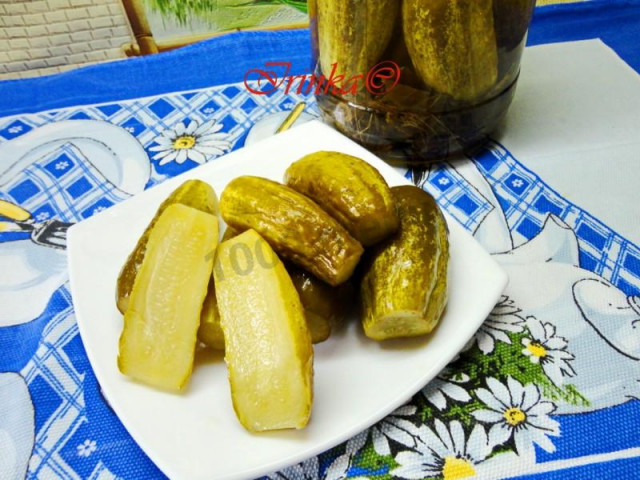 Pickled cucumbers without vinegar with citric acid for winter