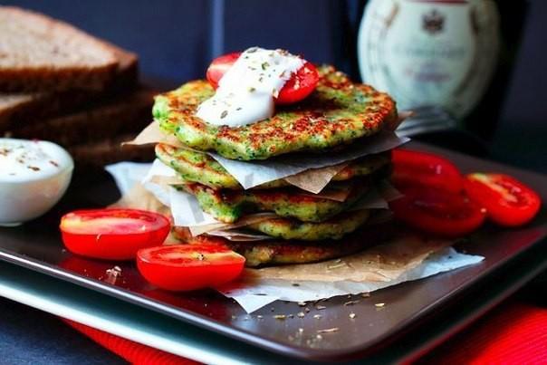 Broccoli and parmesan cheese fritters