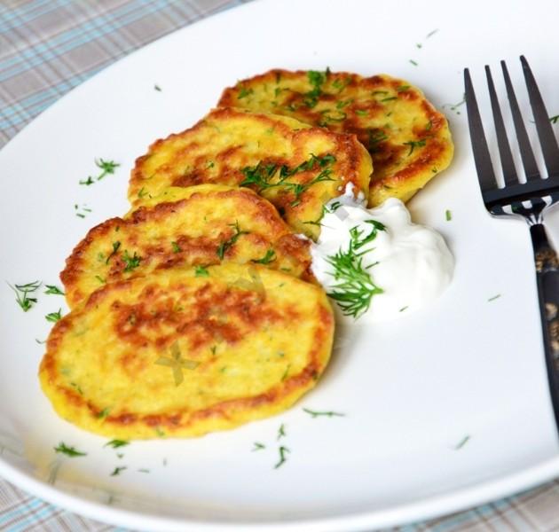 Cauliflower pancakes