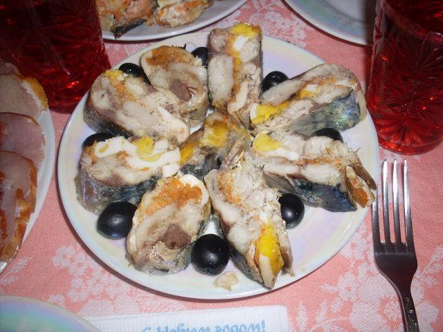 Stuffed mackerel