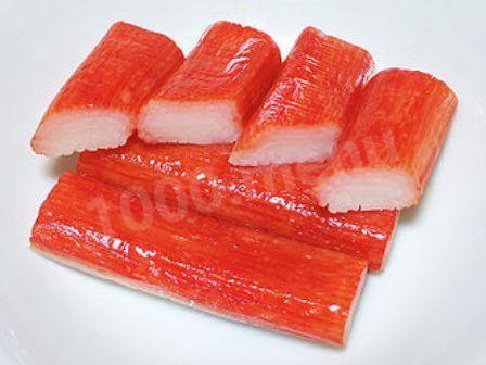 Homemade crab sticks