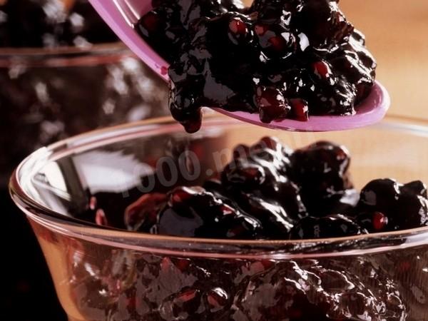 Black elderberry jam