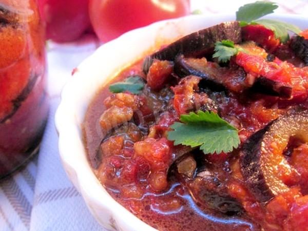 Zucchini in adjika - spicy snack for winter