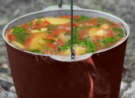 Campfire soup