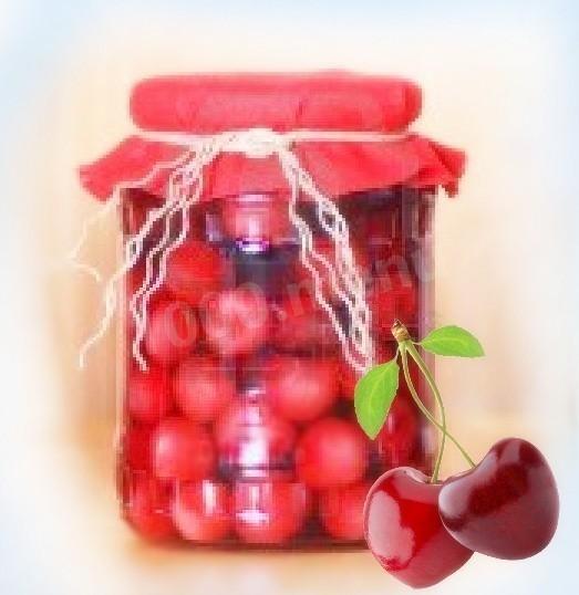 Cherry compote for winter