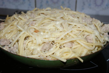 Pasta with pork Romance