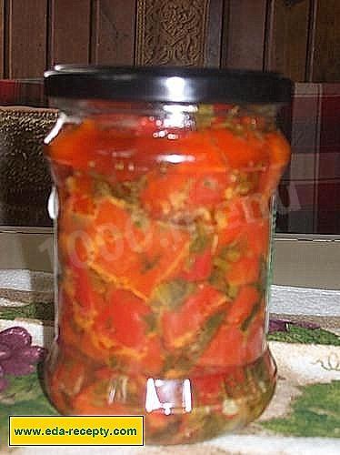 Bell pepper for winter with sugar