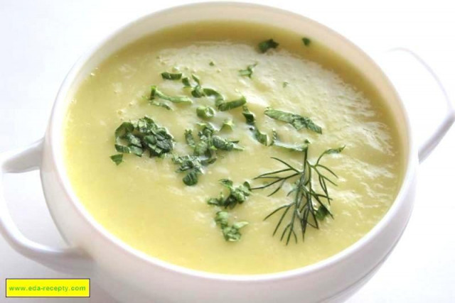 Squash puree soup