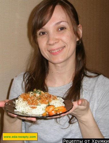 Pasta with sauce bolognese