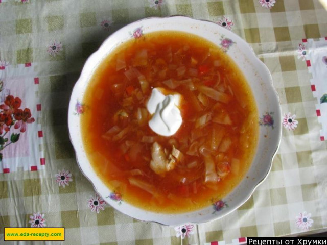 Ukrainian borscht