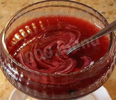 Beetroot and sea buckthorn jelly