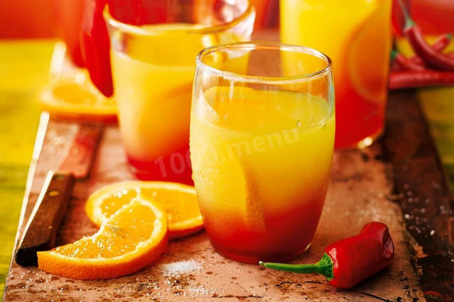 Tequila sunrise cocktail