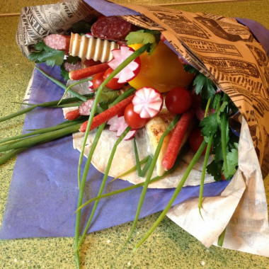 Edible bouquet for men