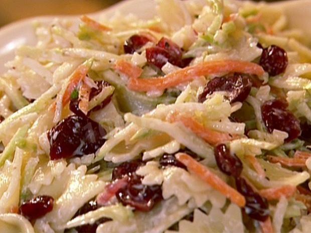 Pasta salad with broccoli and cranberries